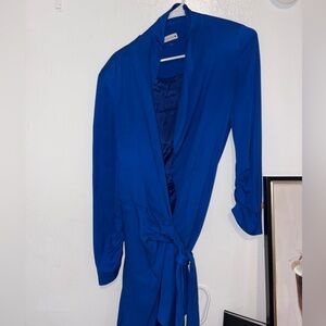 Zara Royal Blue Wrap Dress